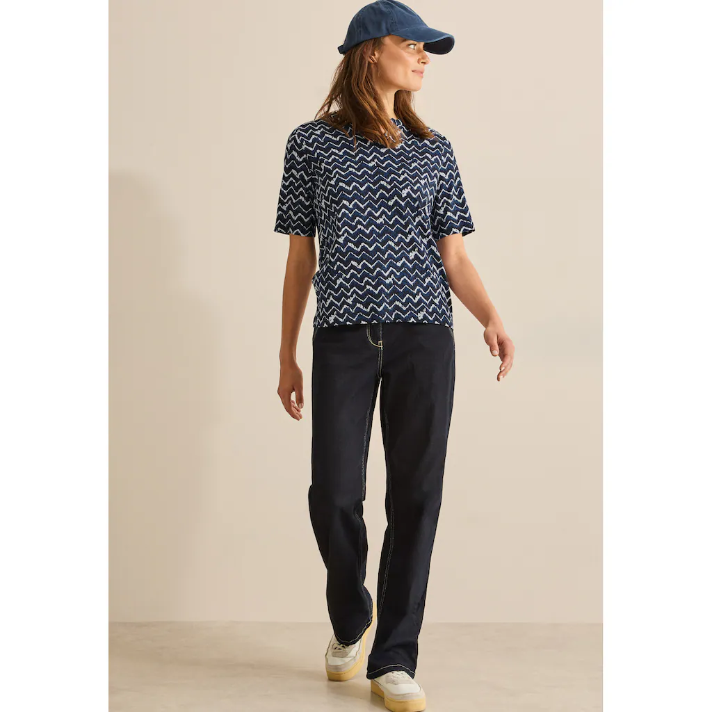 Cecil Print-Shirt Im Soften Baumwoll-Mix