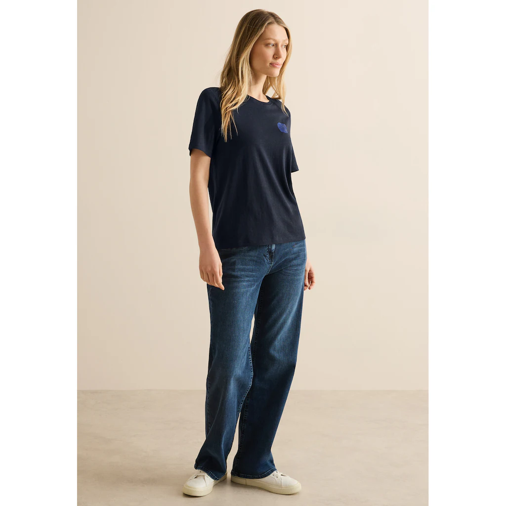 Cecil Print-Shirt Im Soften Baumwoll-Mix