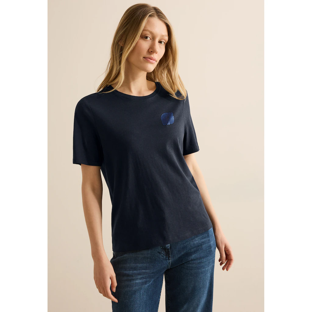 Cecil Print-Shirt im soften Baumwoll-Mix