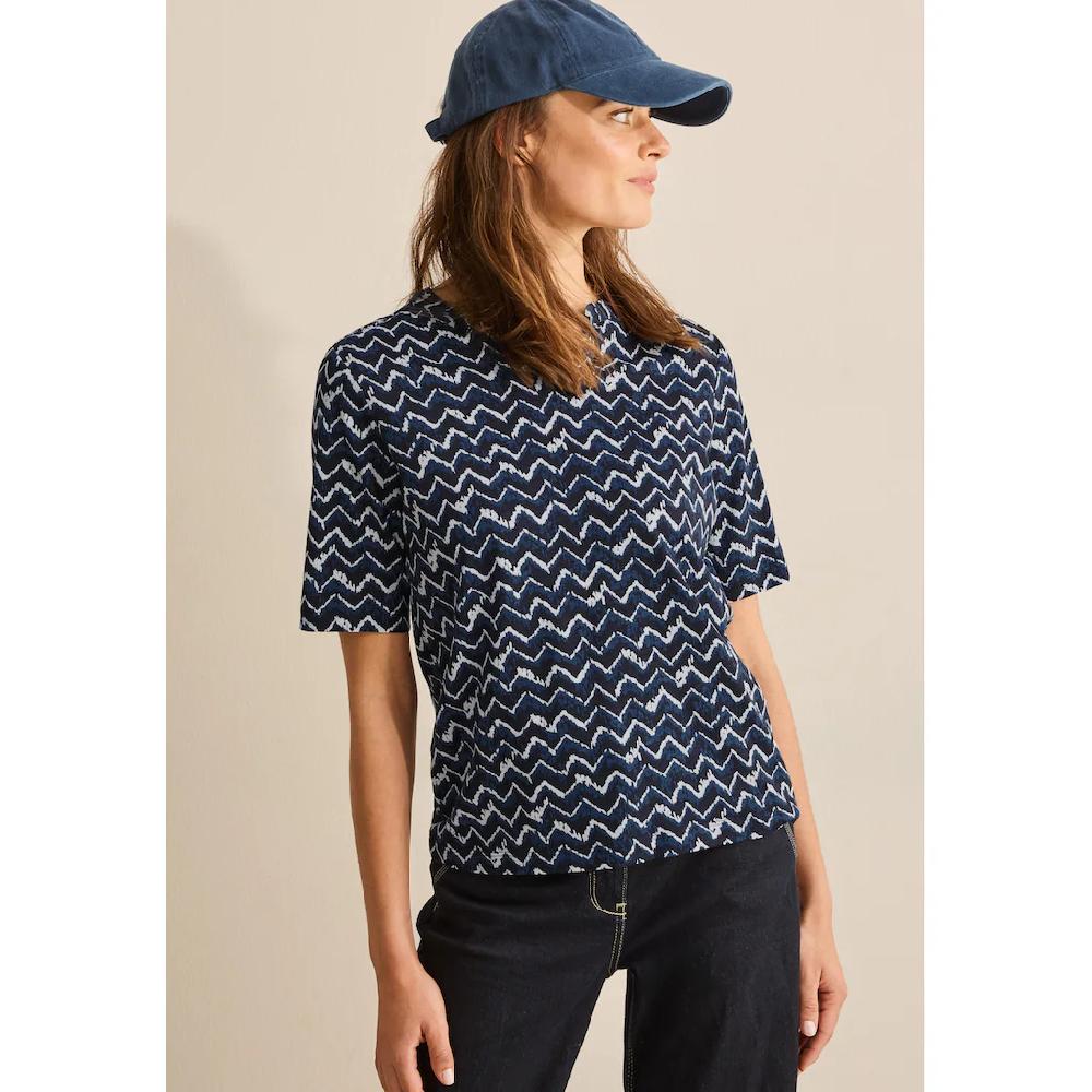 Cecil Print-Shirt Im Soften Baumwoll-Mix