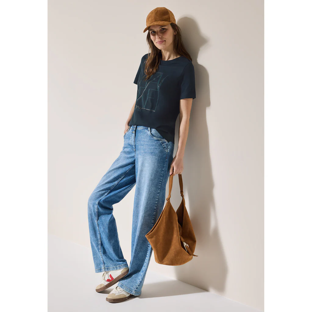 Cecil Print-Shirt Mit Artwork