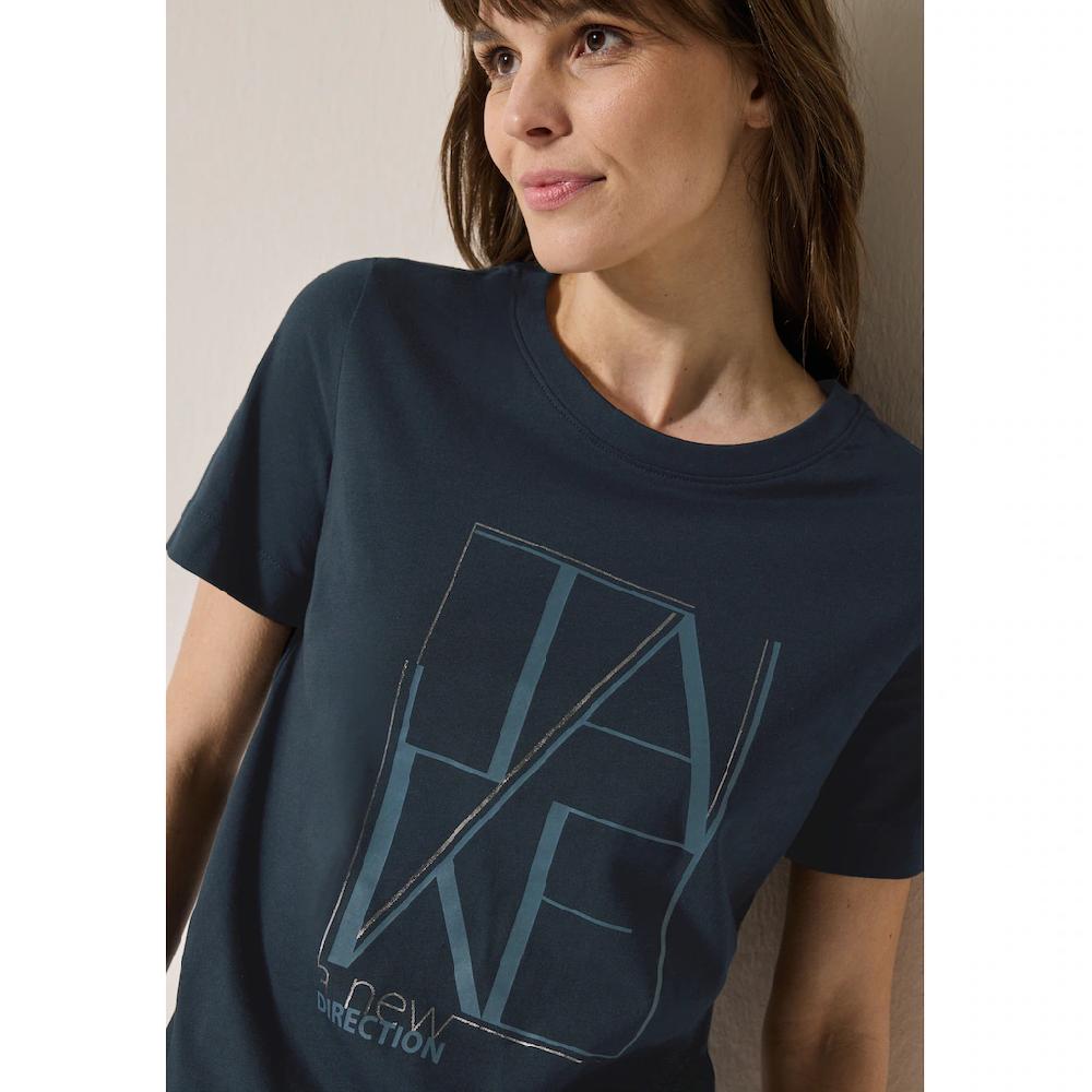 Cecil Print-Shirt mit Artwork