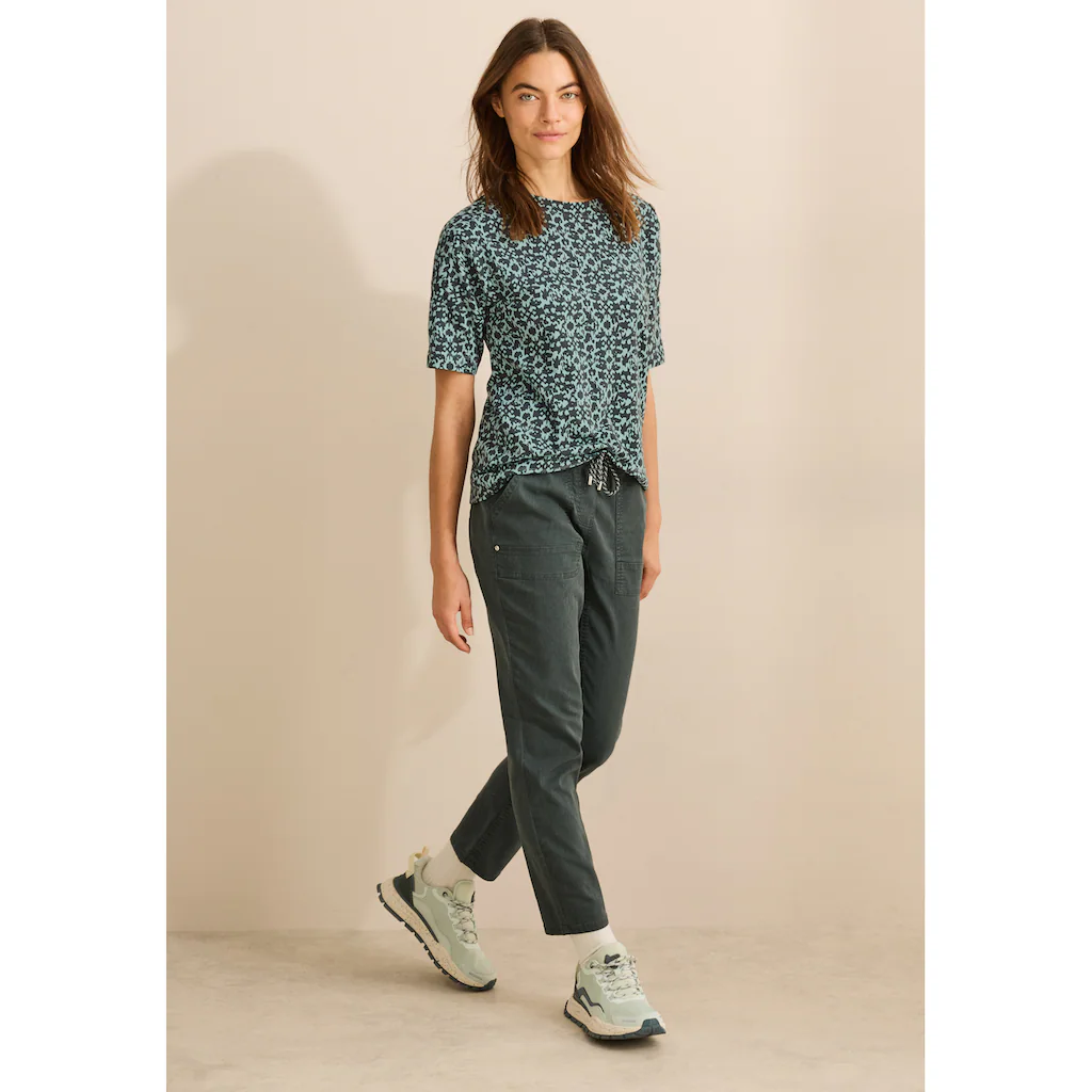 Cecil Print-Shirt Mit Minimal Muster