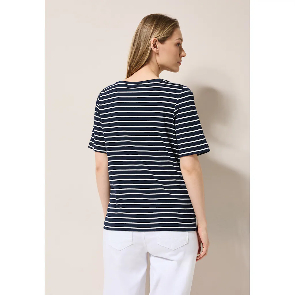 Cecil Rundhalsshirt Mit Rundhalsausschnitt