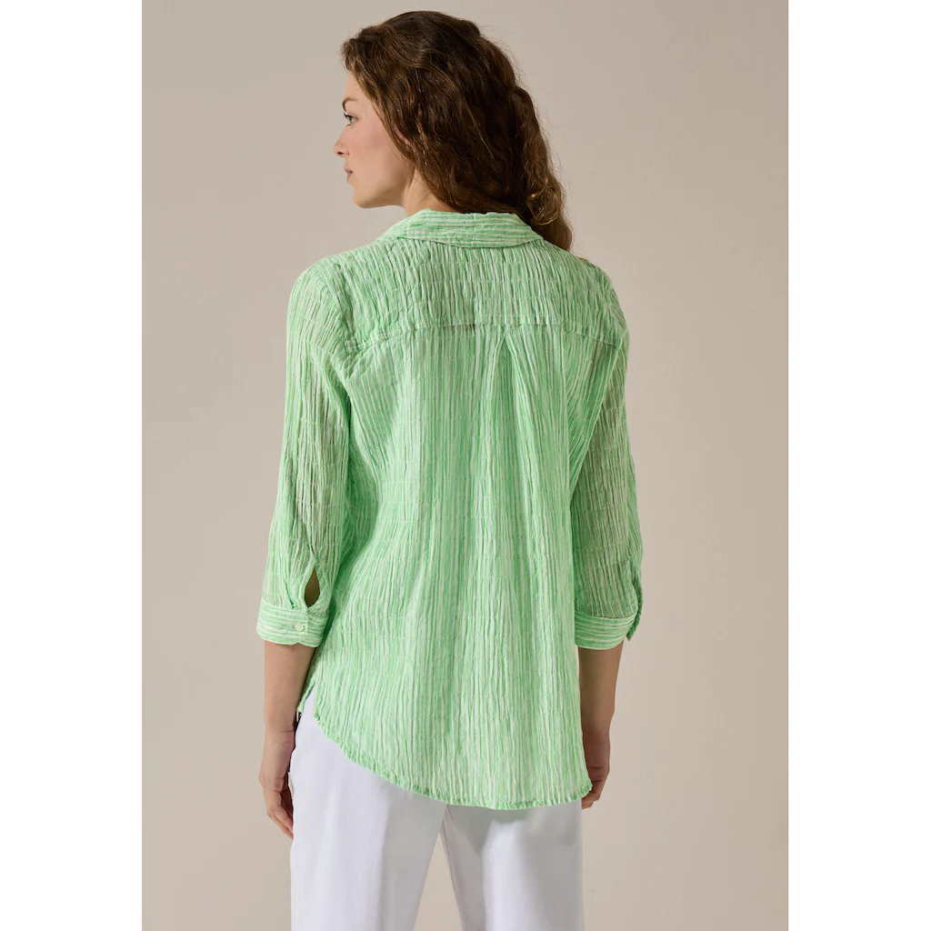 Cecil Shirtbluse Aus Baumwolle Mit Stretchanteil