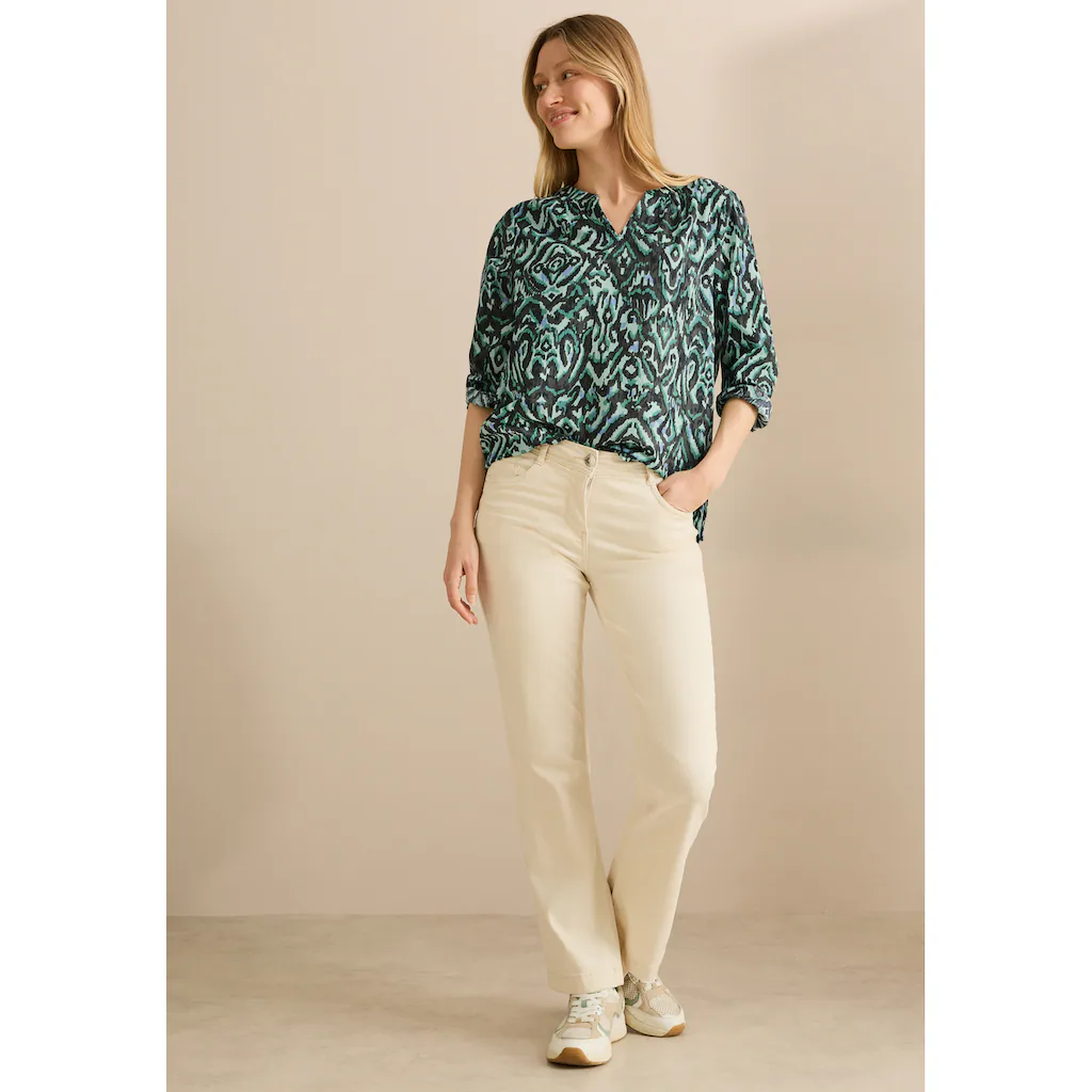Cecil Shirtbluse Mit 3/4 Ärmeln