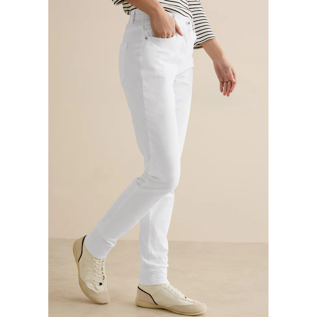 Cecil Slim-fit-Jeans Aus Baumwolle Mit Stretchanteil