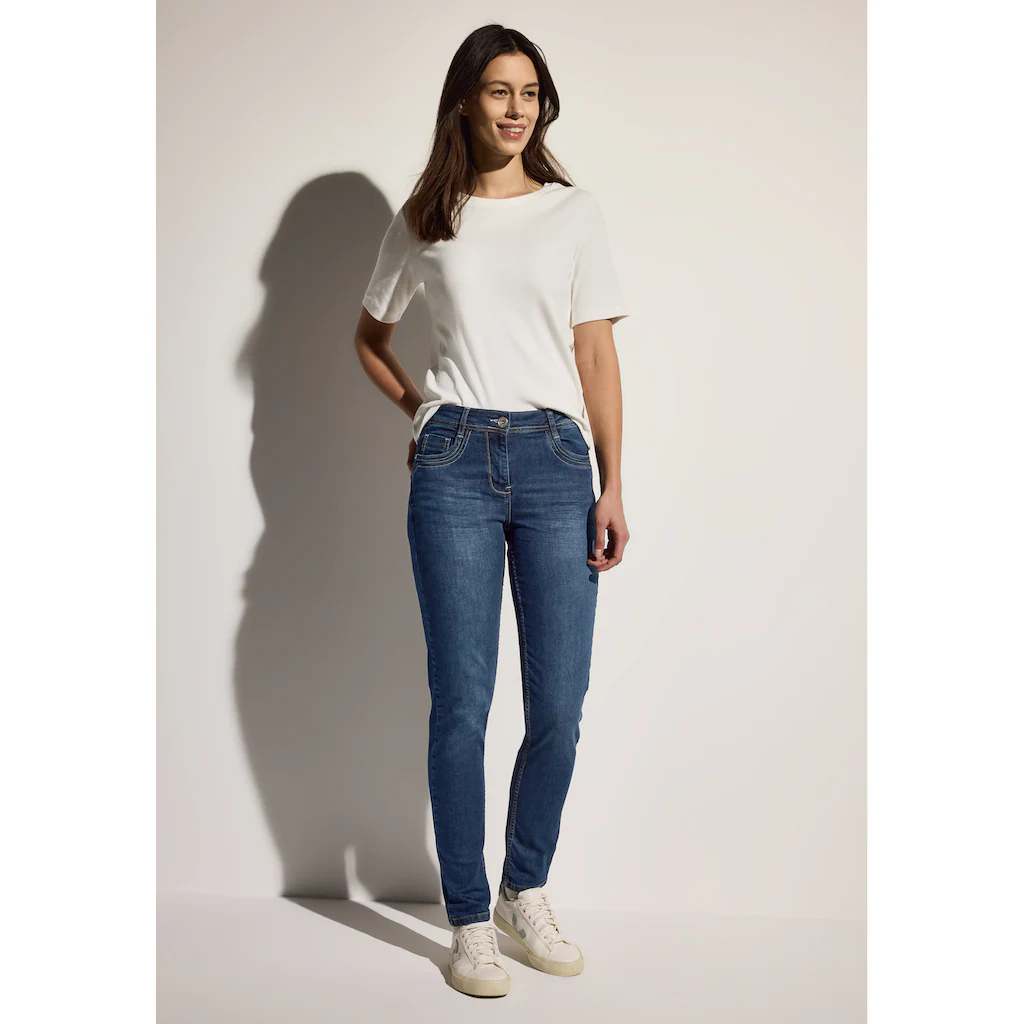 Cecil Slim-fit-Jeans High Waist