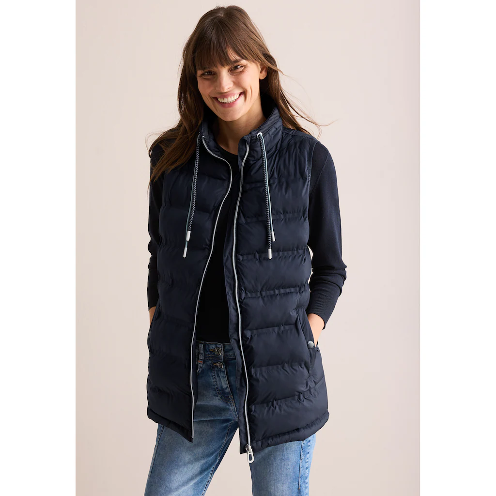 Cecil Steppweste Mit Stehkragen