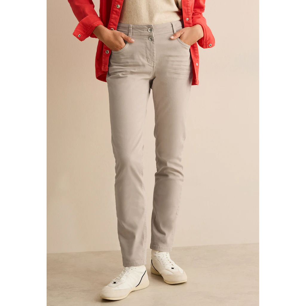 Cecil Stoffhose aus Baumwolle mit Stretchanteil