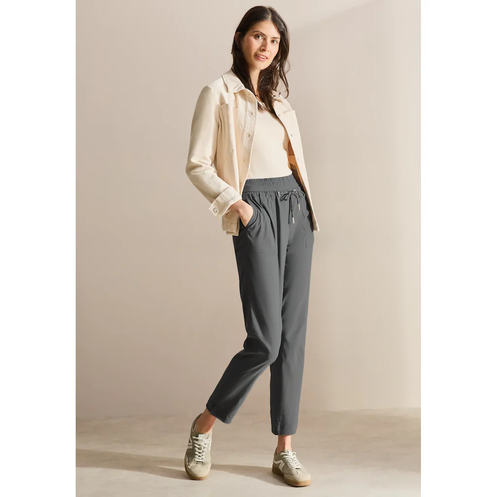 Cecil Stoffhose Middle Waist