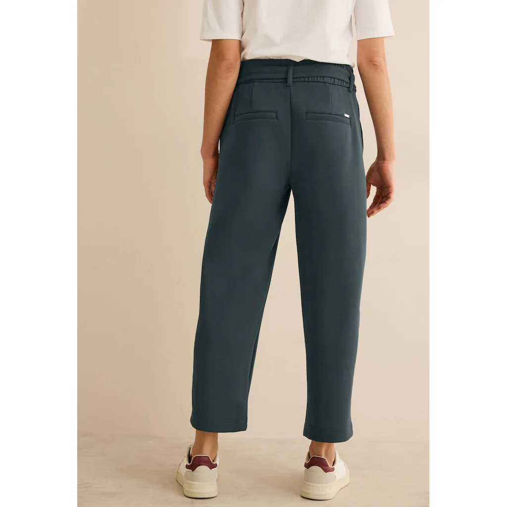 Cecil Stoffhose »Style NEELE« Mit Bindegürtel Und Elastischem Bund