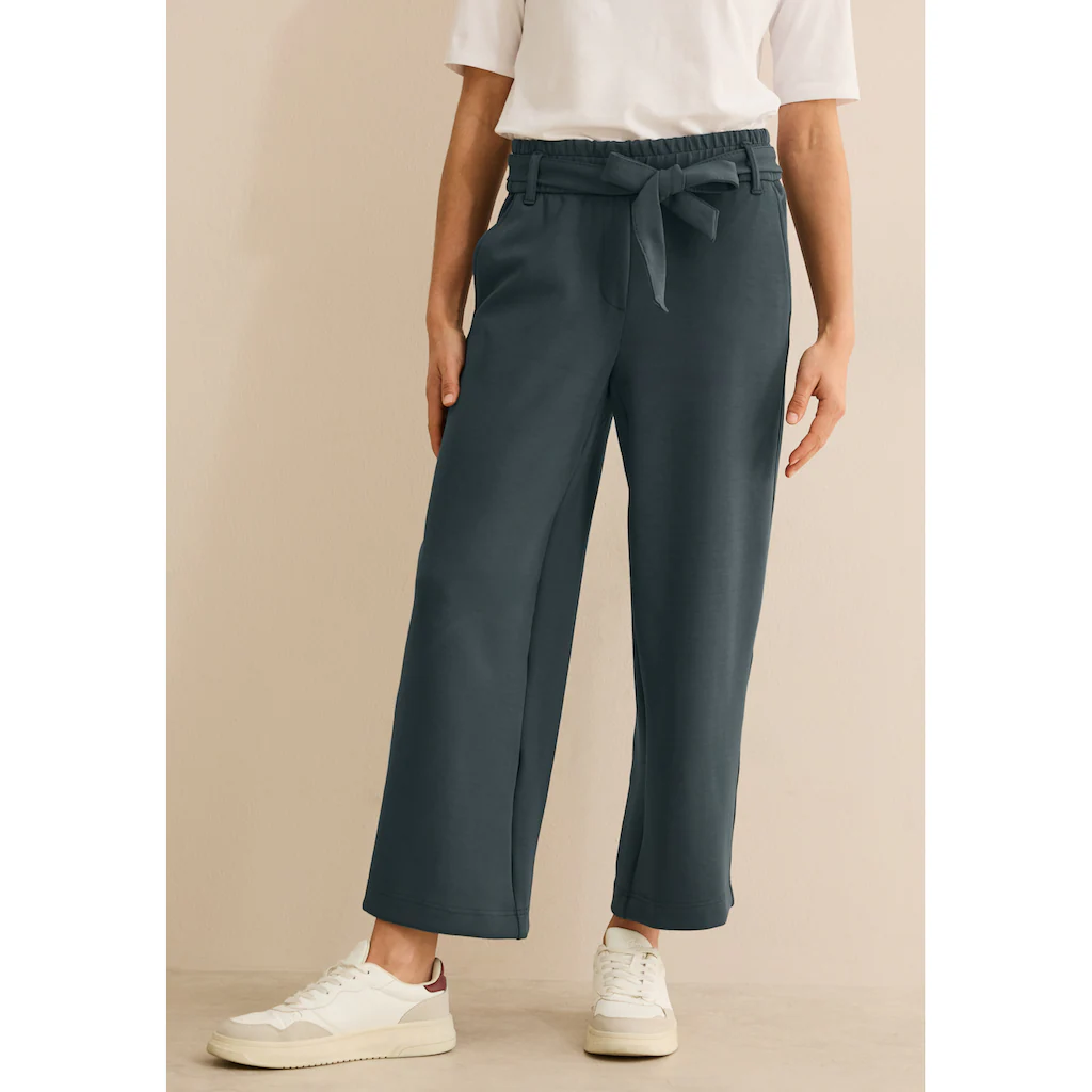 Cecil Stoffhose »Style NEELE« mit Bindegürtel und elastischem Bund