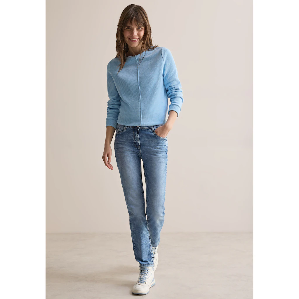 Cecil Straight-Jeans High Waist