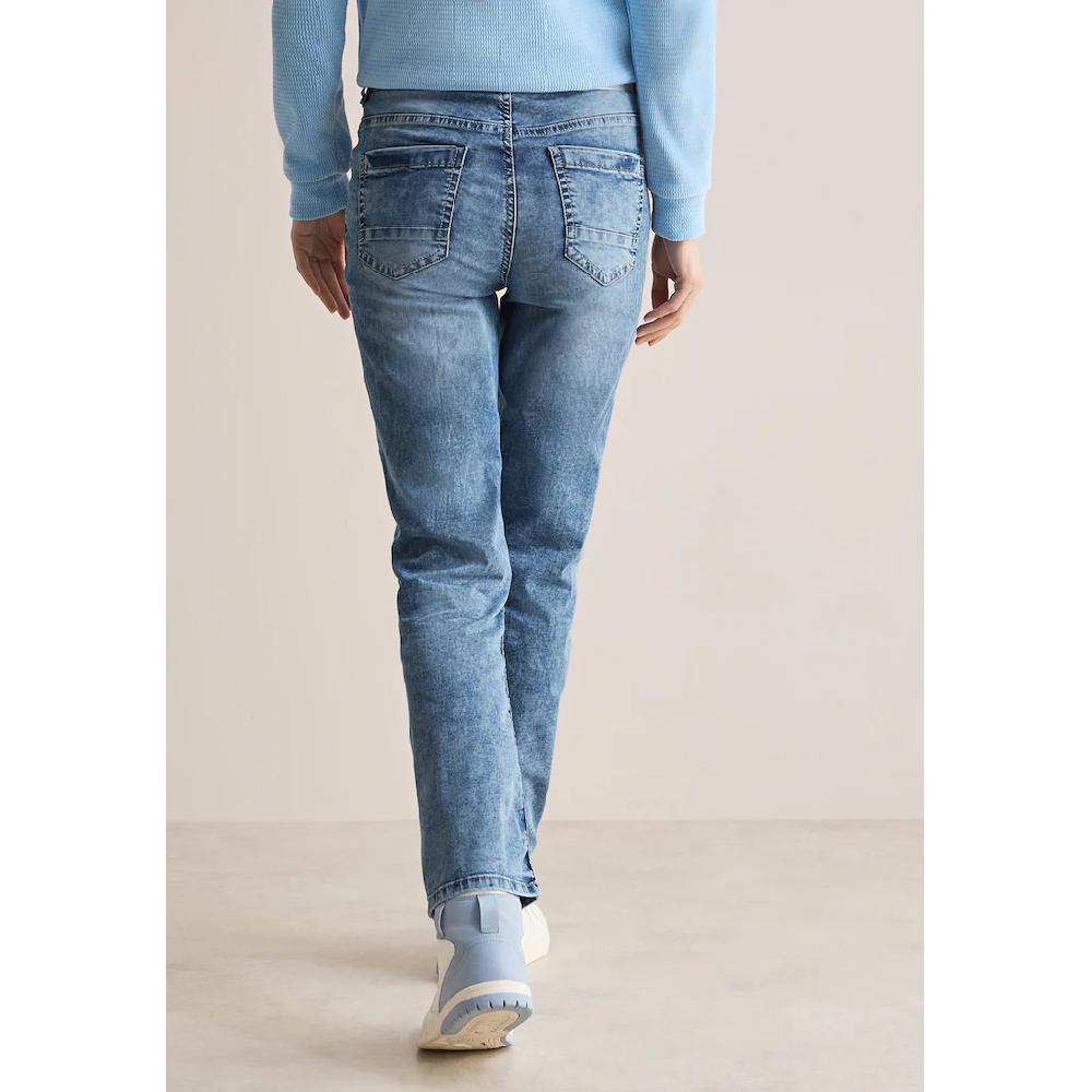 Cecil Straight-Jeans High Waist