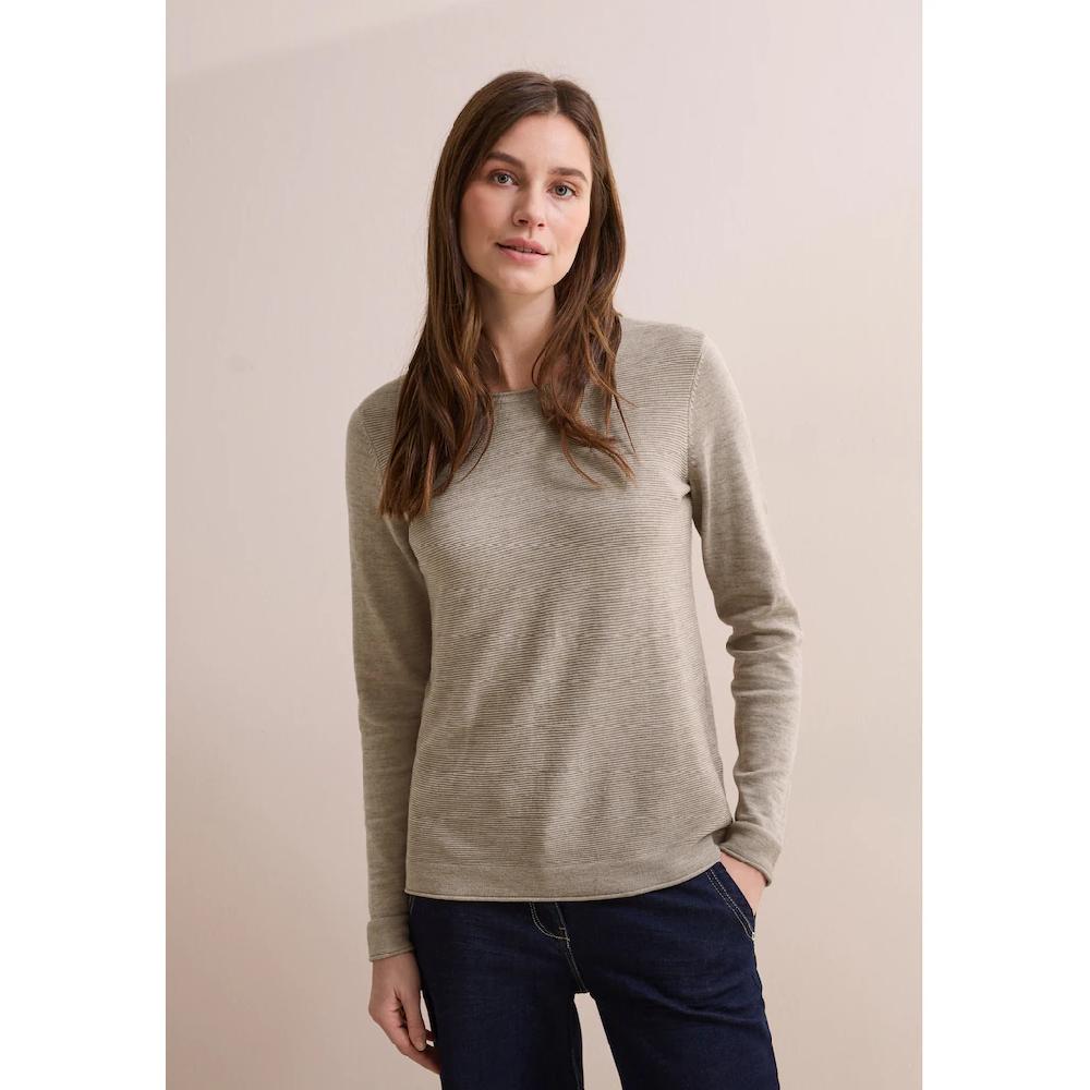 Cecil Strickpullover im soften Baumwoll-Mix