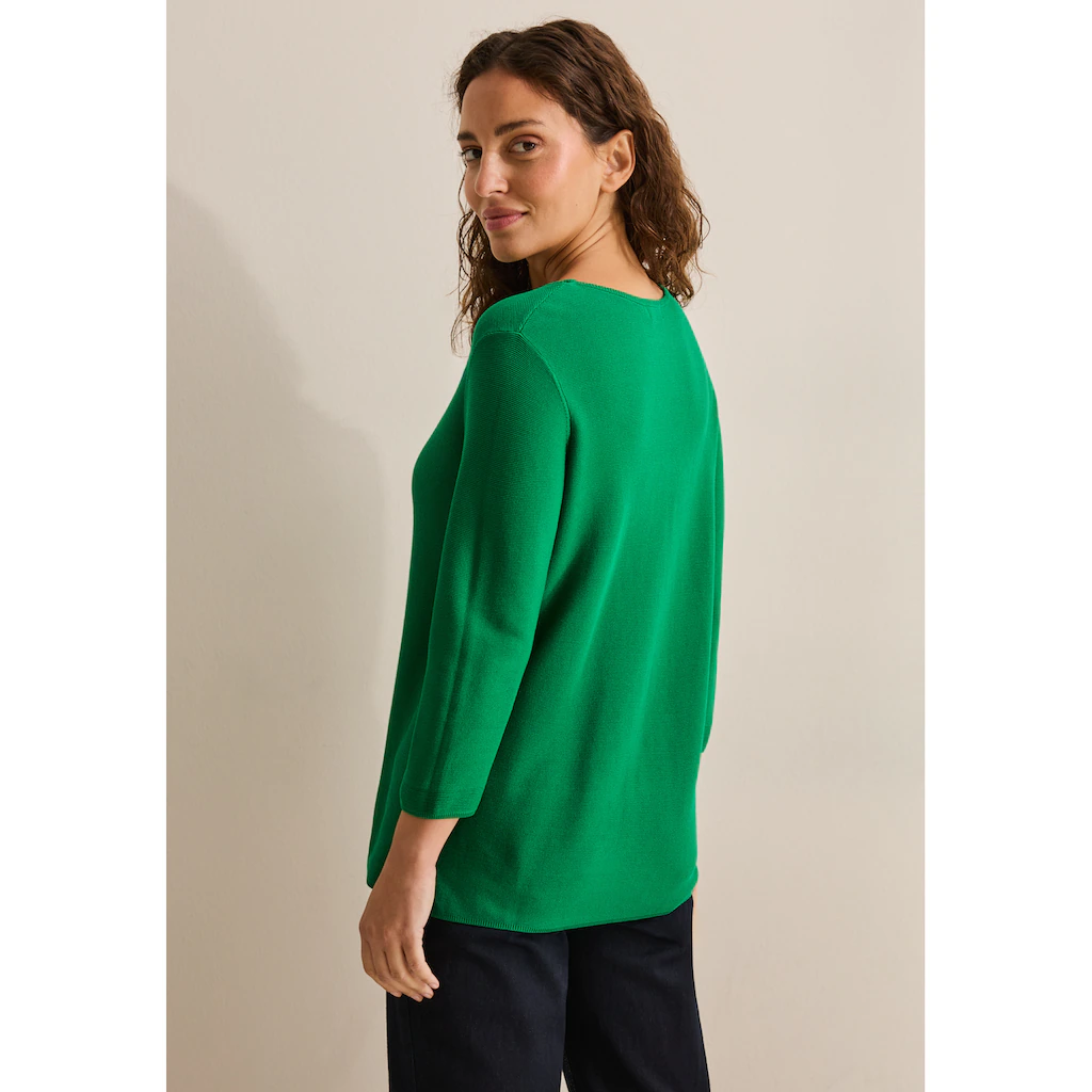 Cecil Strickpullover Mit 3/4 Ärmeln