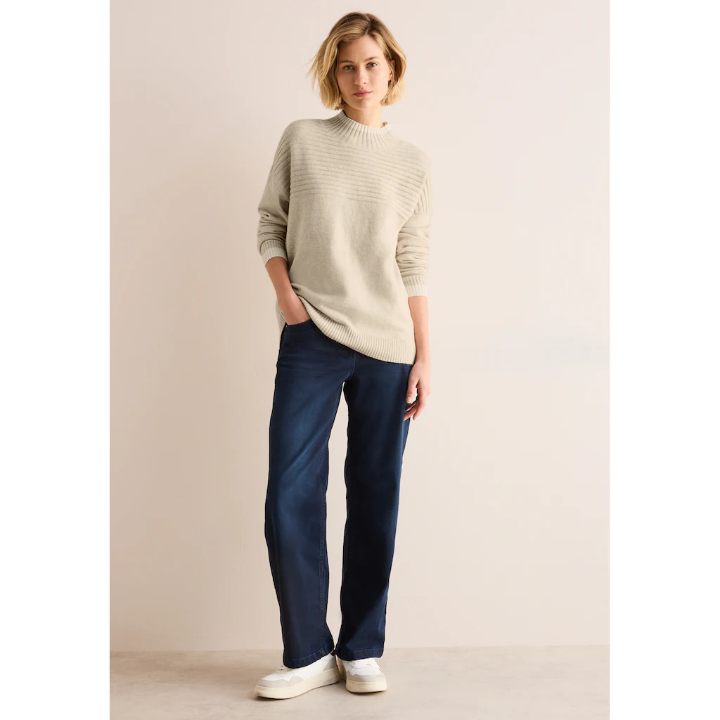 Cecil Strickpullover Mit Kontrastdetails