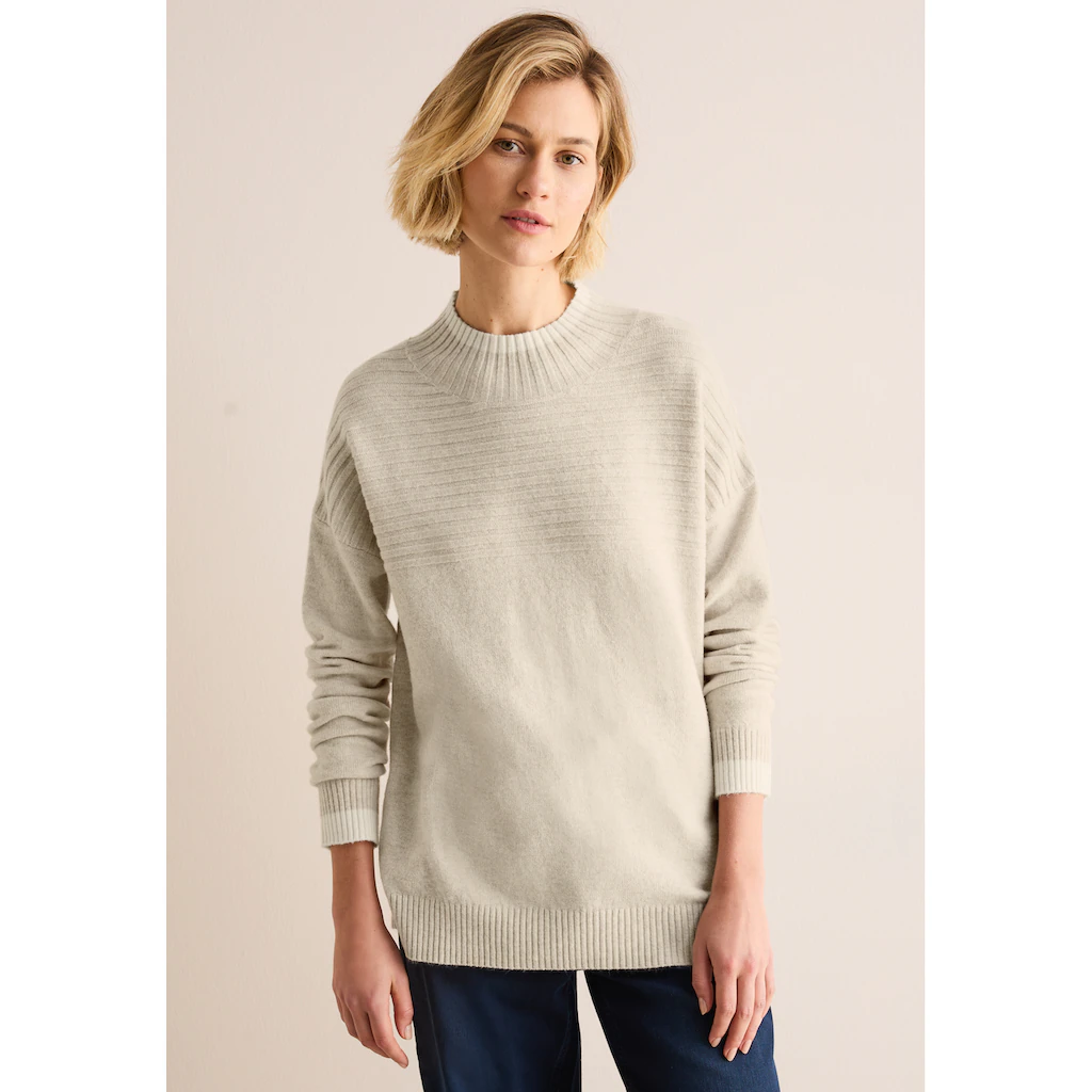Cecil Strickpullover mit Kontrastdetails