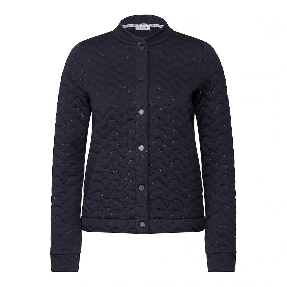 Cecil Sweatjacke Mit Stehkragen