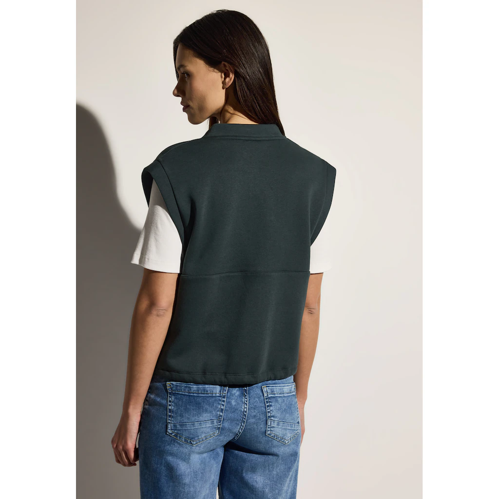 Cecil Sweatweste Mit Tunnelzug Am Saum