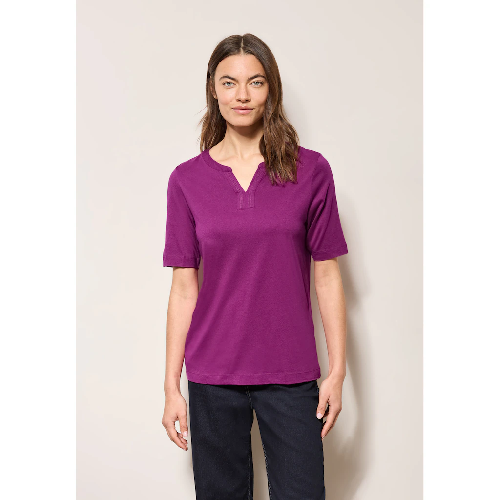 Cecil T-Shirt im soften Baumwoll-Mix