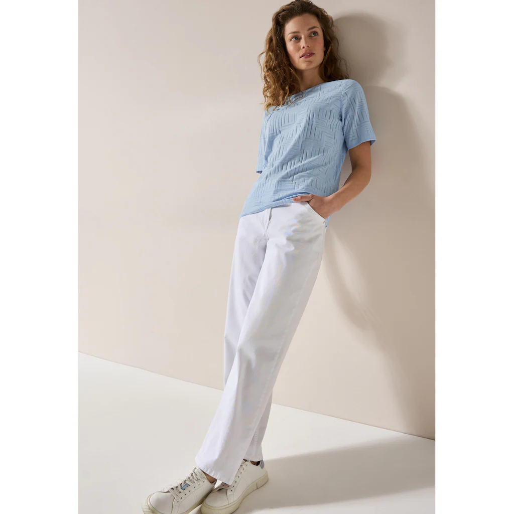 Cecil T-Shirt In Ausbrenner-Optik