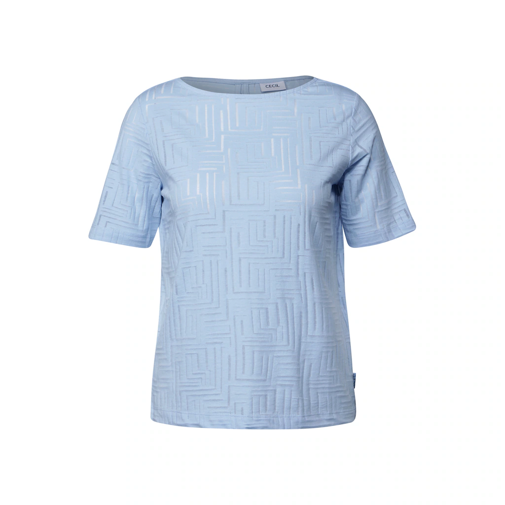 Cecil T-Shirt In Ausbrenner-Optik