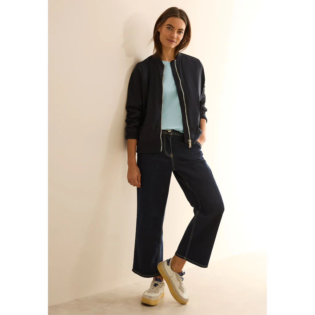 Cecil T-Shirt In Struktur-Optik