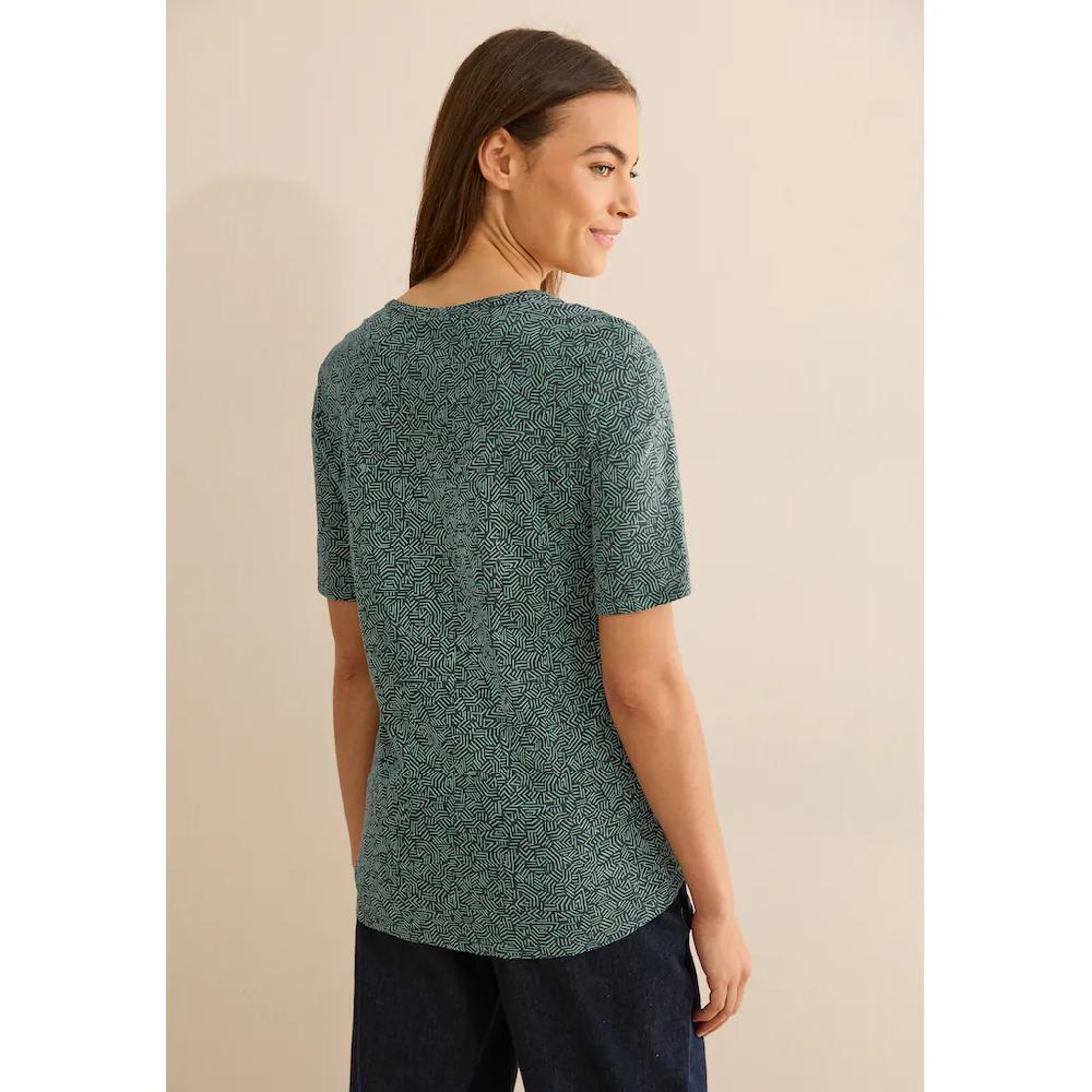 Cecil T-Shirt Mit Grafischem Muster