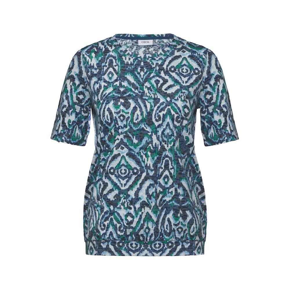 Cecil T-Shirt Mit Rundhalsausschnitt