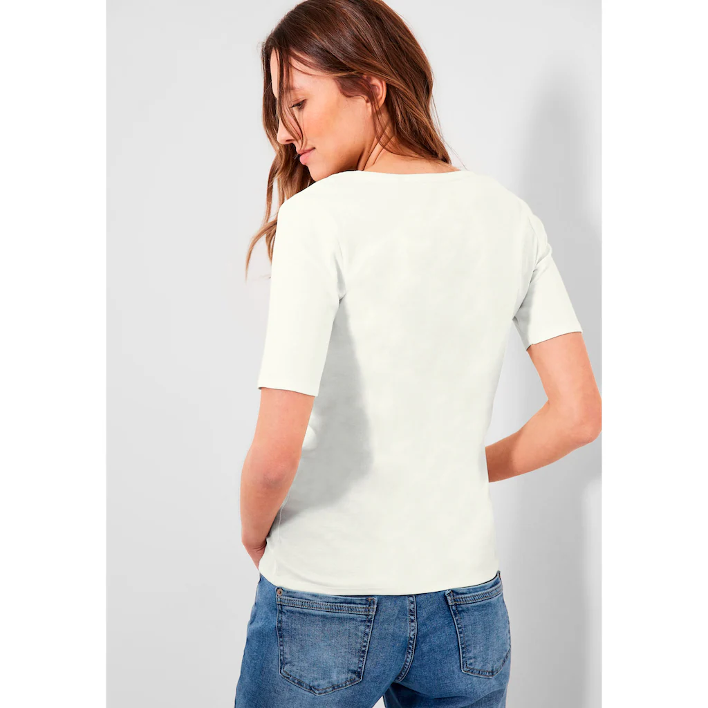 Cecil T-Shirt Mit Rundhalsausschnitt