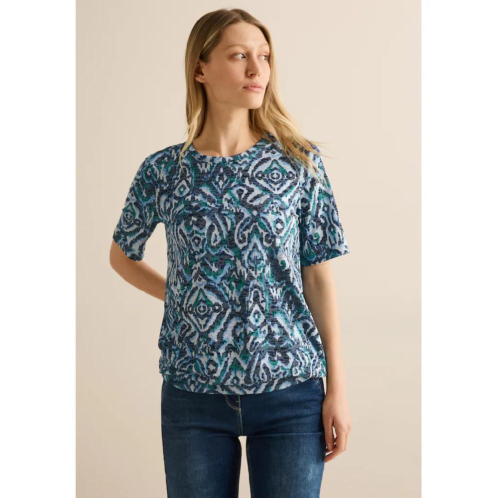 Cecil T-Shirt Mit Rundhalsausschnitt