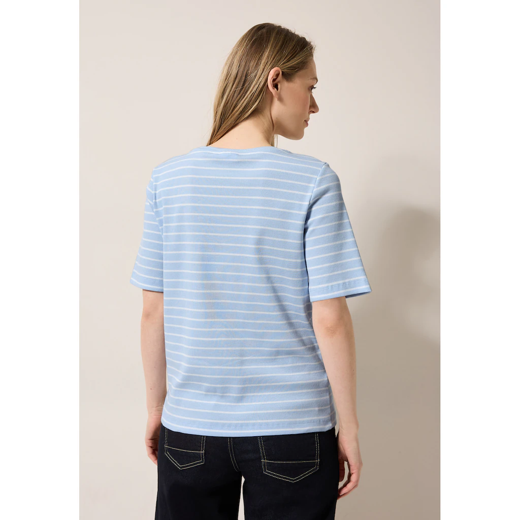 Cecil T-Shirt Mit Streifen Muster