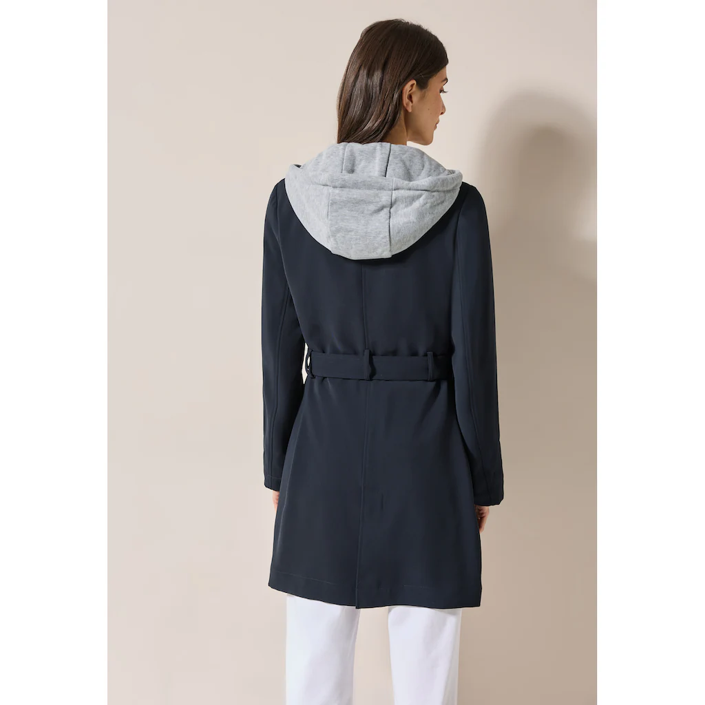 Cecil Trenchcoat Mit Abnehmbarer Kapuze