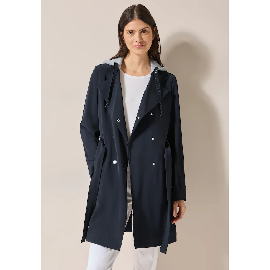 Cecil Trenchcoat mit abnehmbarer Kapuze