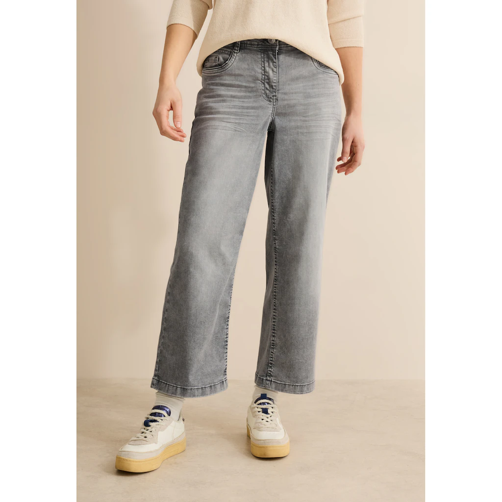 Cecil Weite Jeans Softer Materialmix