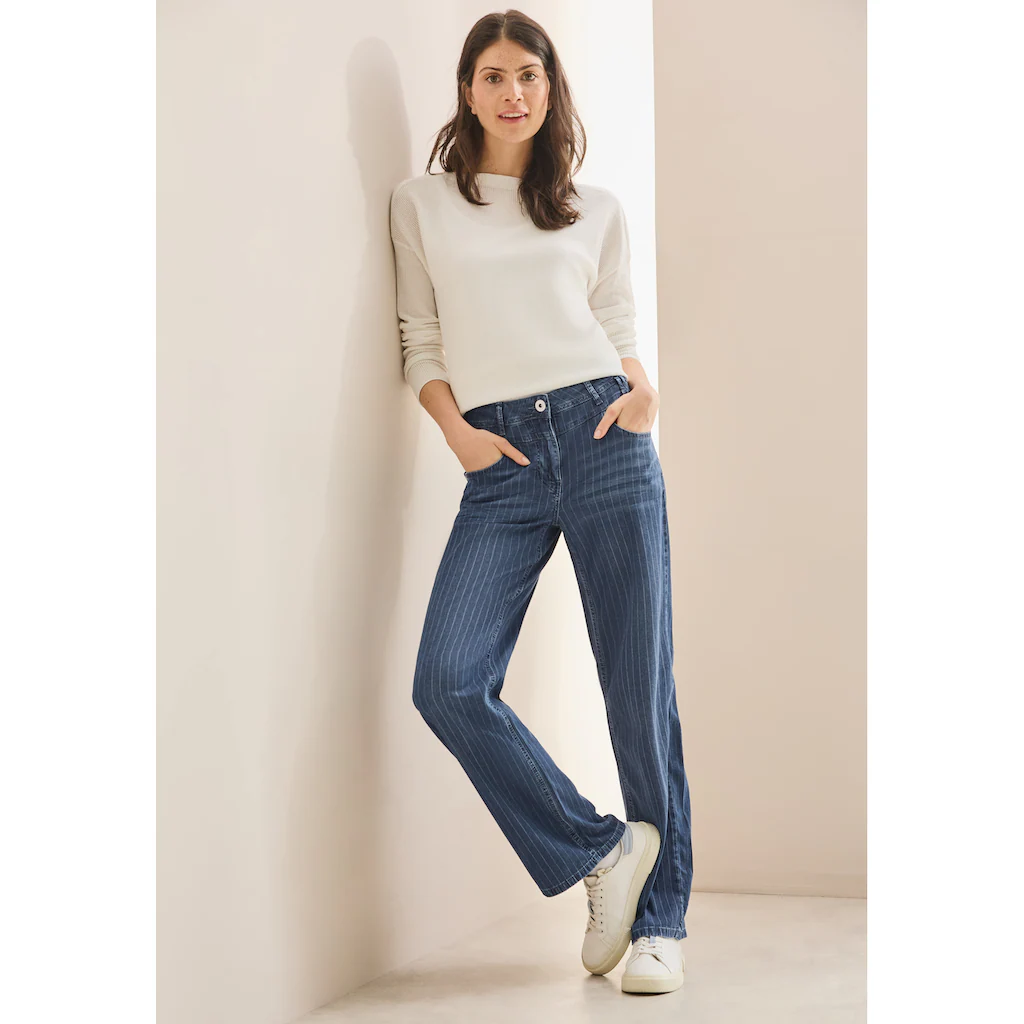 Cecil Weite Jeans »Style Neele« Im Five-Pocket Style