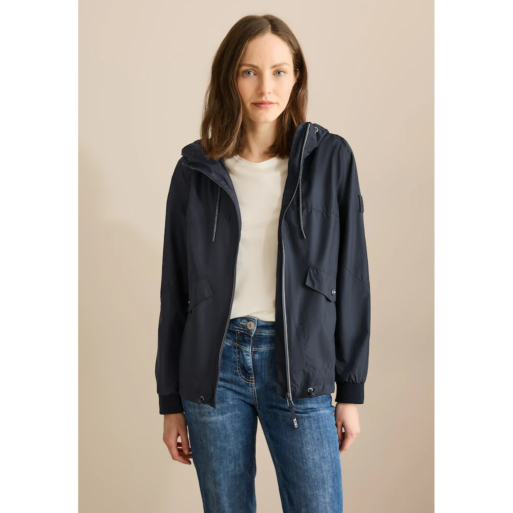 Cecil Windbreaker mit Kapuze mit Kapuze mit Tunnelzugband
