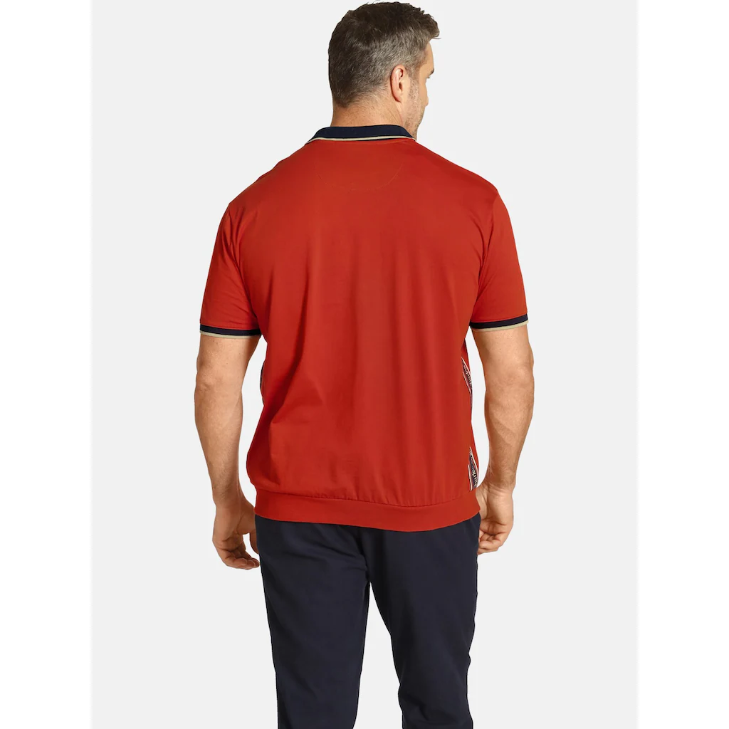 Charles Colby Poloshirt »Poloshirt EARL FIDDERS« (1 Tlg.) +Fit Kollektion Seitenprint
