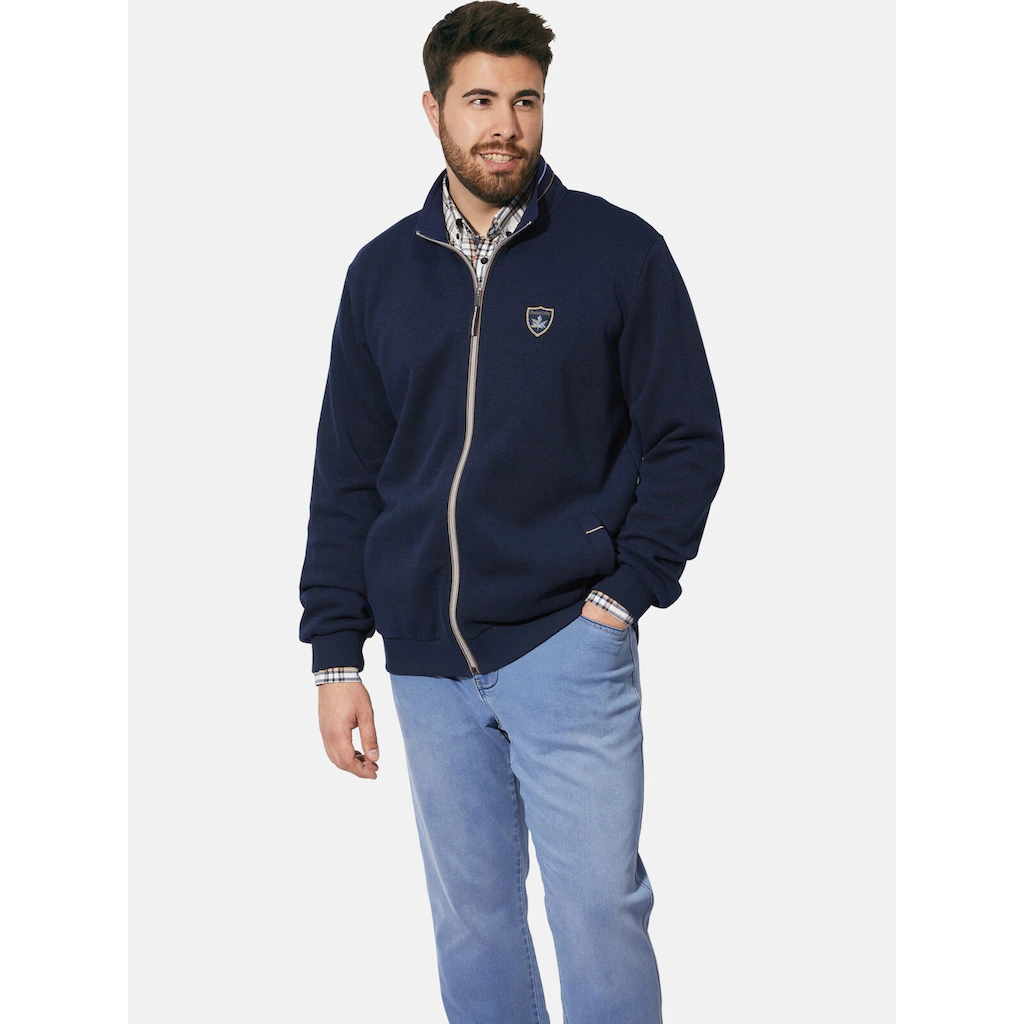 Charles Colby Sweatjacke »Sweatjacke DUKE FITZWILLOW« Mit Ellenbogen-Patches ▷ Kaufen
