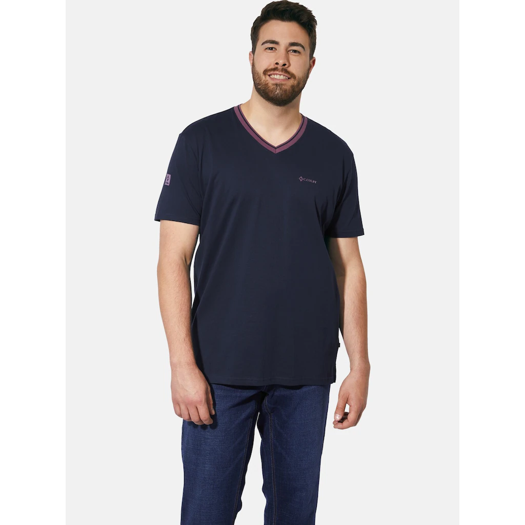 Charles Colby T-Shirt »Doppelpack T-Shirt EARL EDELEY« (2 Tlg.)