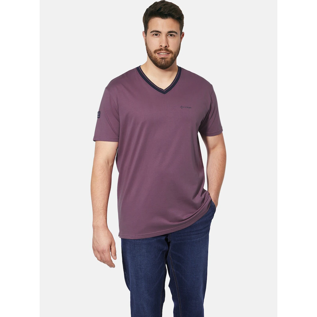 Charles Colby T-Shirt »Doppelpack T-Shirt EARL EDELEY« (2 tlg.)