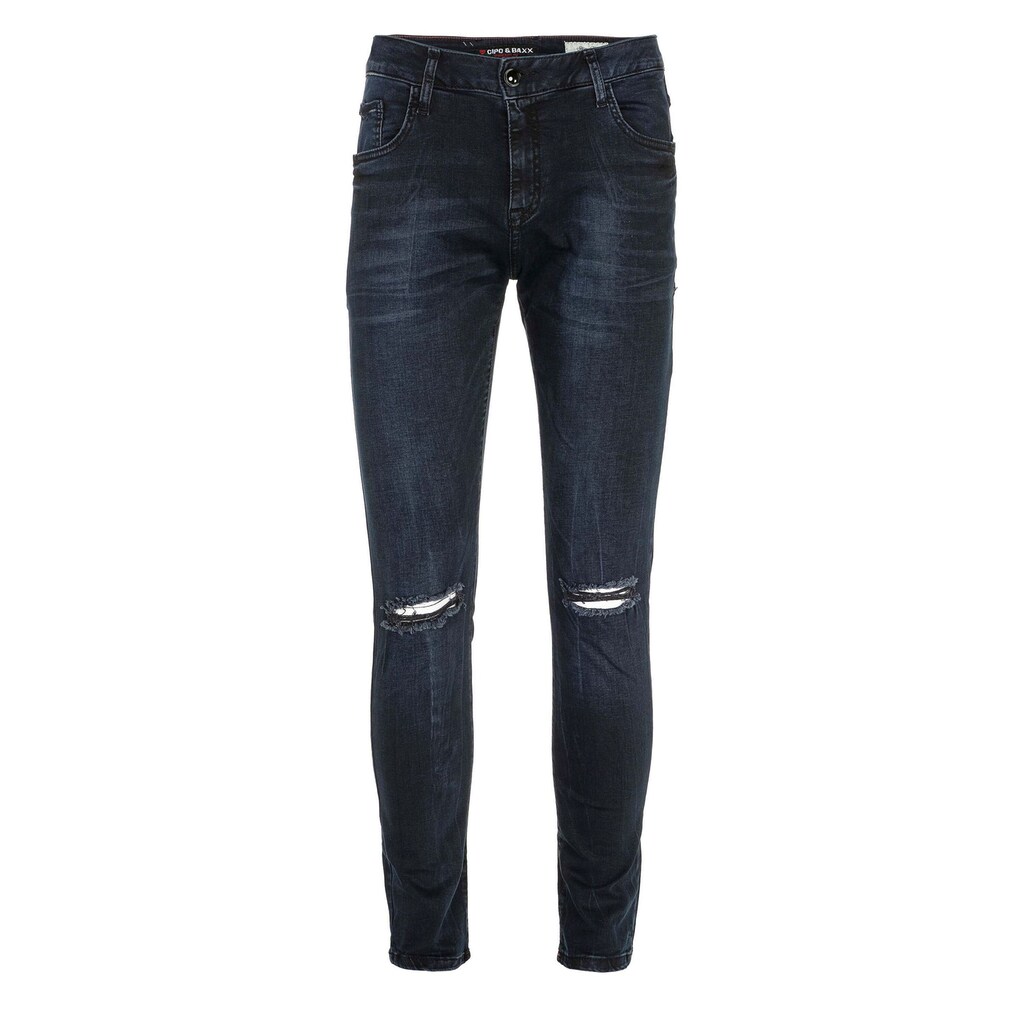 Cipo & Baxx 5-Pocket-Jeans »Jeans« Im 5-Pocket-Stil CD-375