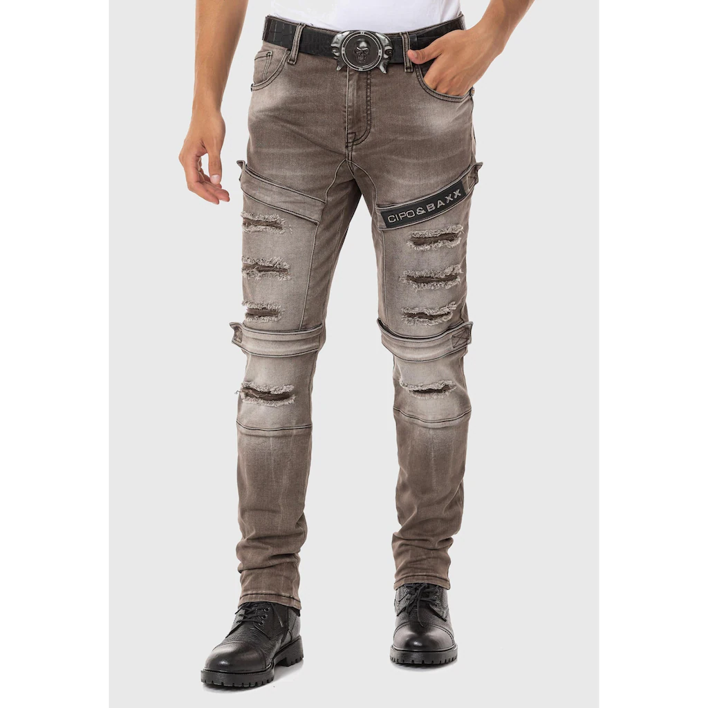 Cipo & Baxx 5-Pocket-Jeans »Jeans« im destroyed Look