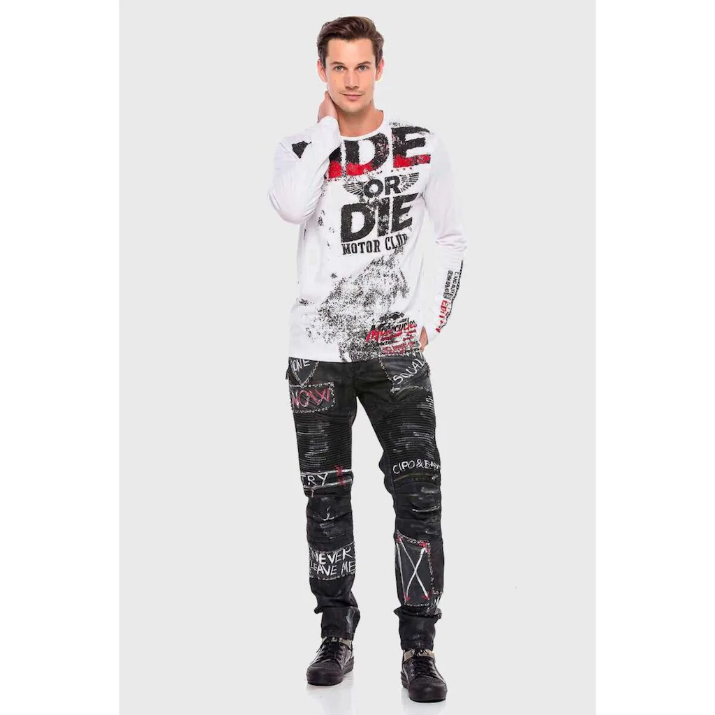 Cipo & Baxx 5-Pocket-Jeans »Jeans« Im Trendigen Design