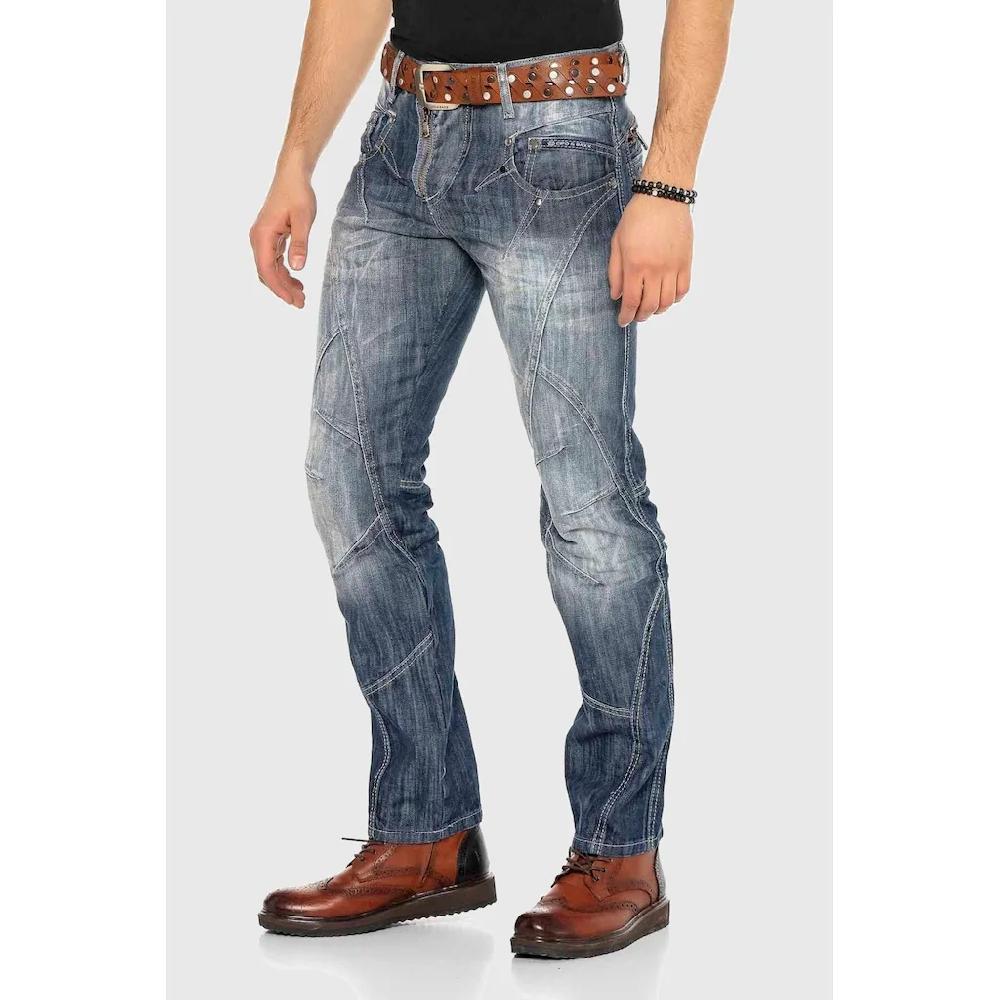 Cipo & Baxx 5-Pocket-Jeans »Jeans« Im Used-Look