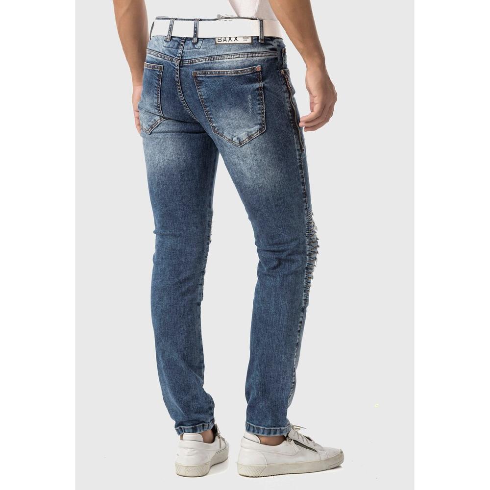 Cipo & Baxx 5-Pocket-Jeans »Jeans« Im Used-Look