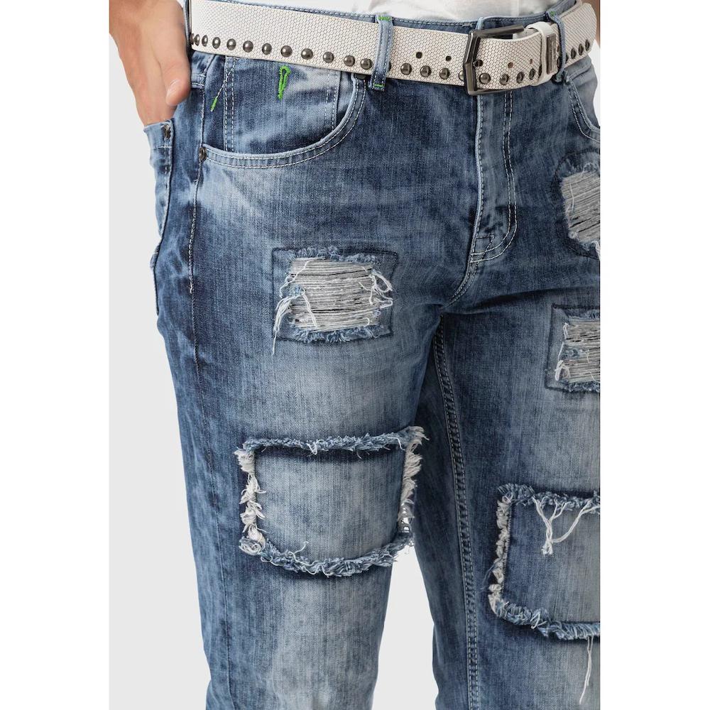 Cipo & Baxx 5-Pocket-Jeans »Jeans« Im Used-Look