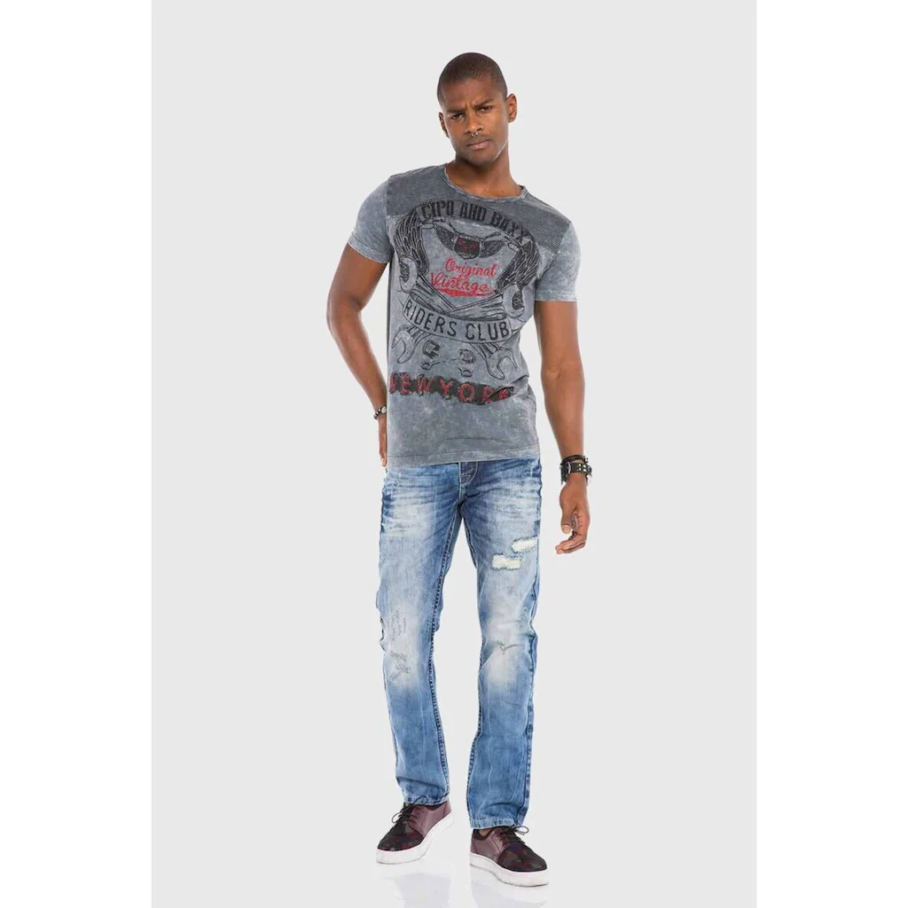 Cipo & Baxx 5-Pocket-Jeans »Jeans« Im Washed Design